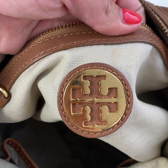 Tory burch brown handbag Tory Burch 'Verona' Satchel Handbag - Picture 13 of 16